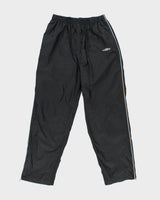 Vintage Y2K 00s Umbro Striped Shell Relaxed Fit Straight Leg Zip Cuff Tracksuit Bottoms - XL