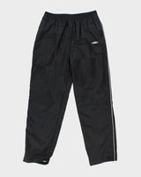 Vintage Y2K 00s Umbro Striped Shell Relaxed Fit Straight Leg Zip Cuff Tracksuit Bottoms - XL