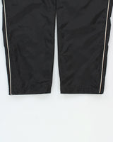 Vintage Y2K 00s Umbro Striped Shell Relaxed Fit Straight Leg Zip Cuff Tracksuit Bottoms - XL