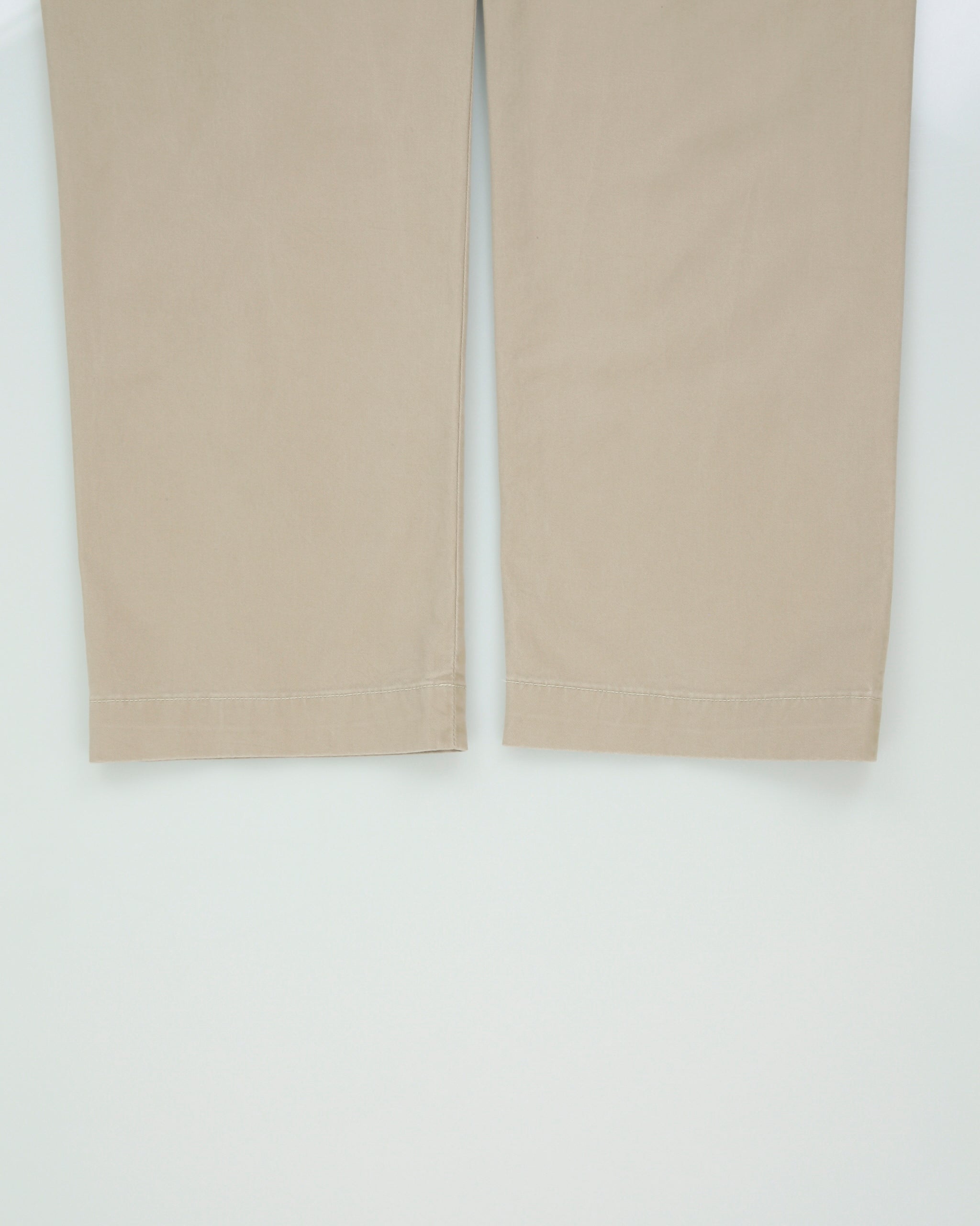 Vintage Polo Ralph Lauren Khaki Stretch Straight Fit Classic Twill Chino Trousers - W36 L32