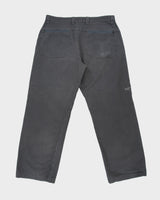 Vintage 2006 Y2K Arc'teryx Slate Cronin Cotton Mid-Rise Canvas Wide Leg Hiking Trousers - W36 L32