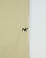 Vintage 2005 Y2K Arc'teryx Desert Khaki Cronin Cotton Mid-Rise Canvas Wide Leg Hiking Trousers - W34 L32