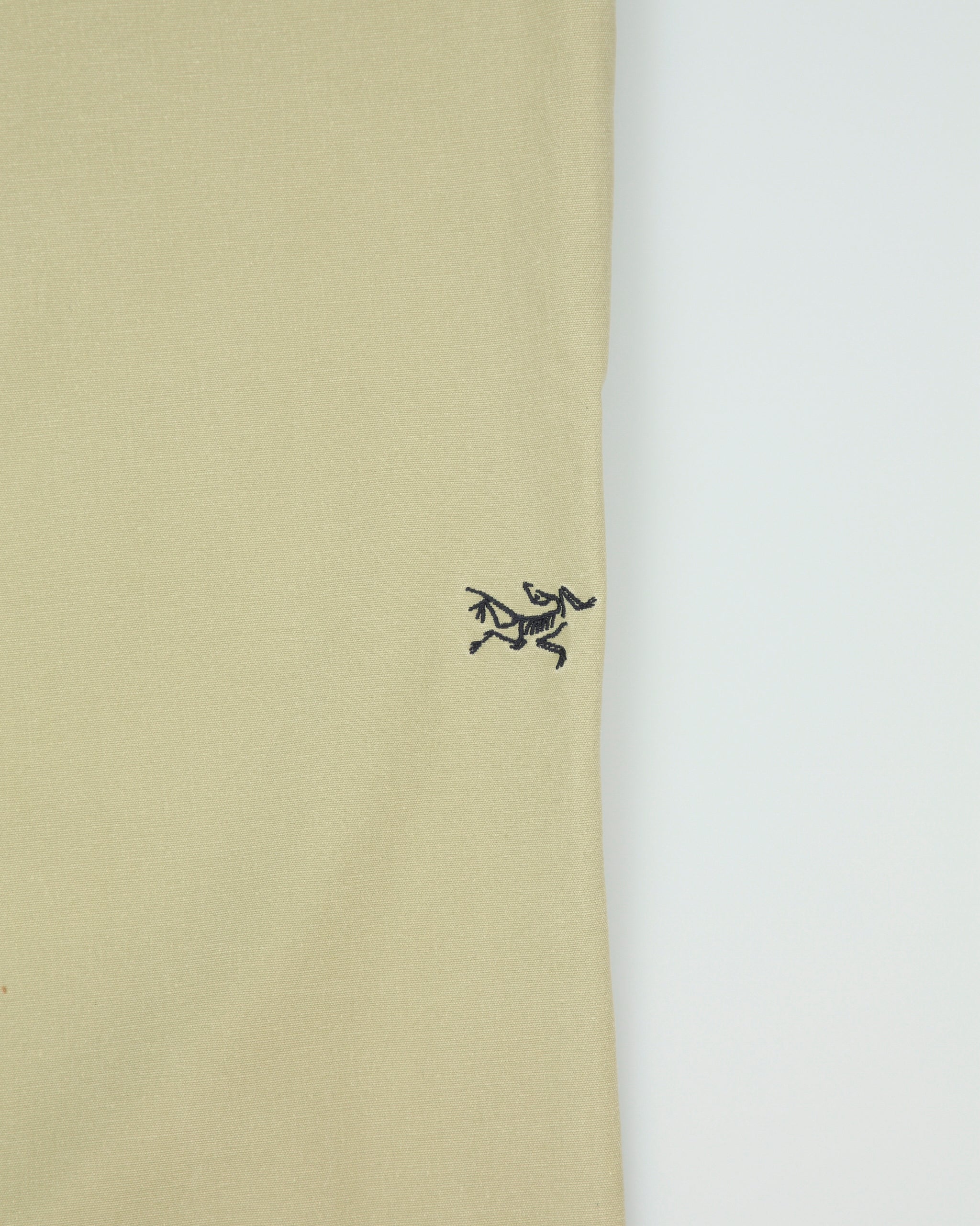 Vintage 2005 Y2K Arc'teryx Desert Khaki Cronin Cotton Mid-Rise Canvas Wide Leg Hiking Trousers - W34 L32
