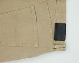 Vintage 2001 Y2K Hugo Boss Khaki 'Montana' Mid-Rise Striped Canvas Straight Leg Trousers - W36 L33