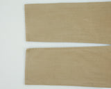 Vintage 2001 Y2K Hugo Boss Khaki 'Montana' Mid-Rise Striped Canvas Straight Leg Trousers - W36 L33