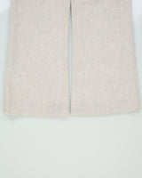 Vintage 1970s Hessian Linen Blend Made In USA Mid-Rise Straight Leg Bootcut Flare Trousers - W28 L31