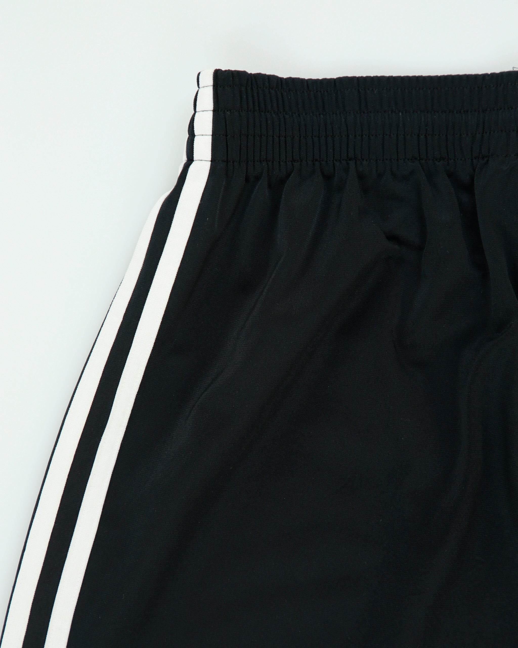 Vintage Y2K 00s Adidas Classic 3-Stripe Satin Wide Leg Tracksuit Bottoms - M