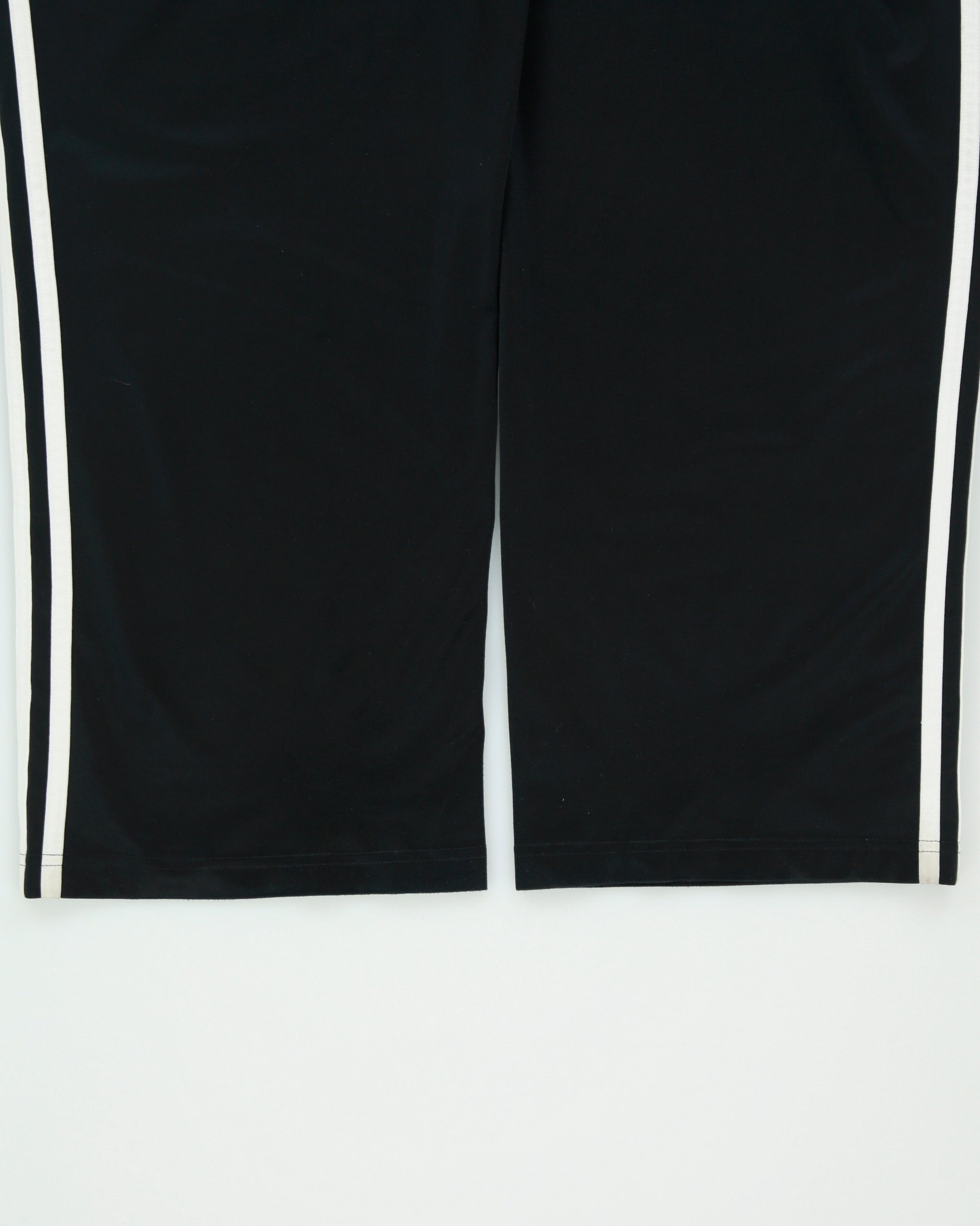 Vintage Y2K 00s Adidas Classic 3-Stripe Satin Wide Leg Tracksuit Bottoms - M