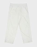 Vintage Y2K 00s Nike Satin Embroidered Striped Baby Pink Swoosh Wide Leg Zip Cuff Tracksuit Bottoms - XL