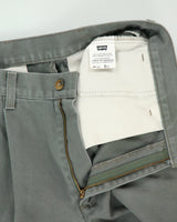 Vintage 2001 Levi's Batwing Made In Canada Khaki Mid-Rise Double Pleated Relaxed Fit Canvas Chino Trousers - W29 L31