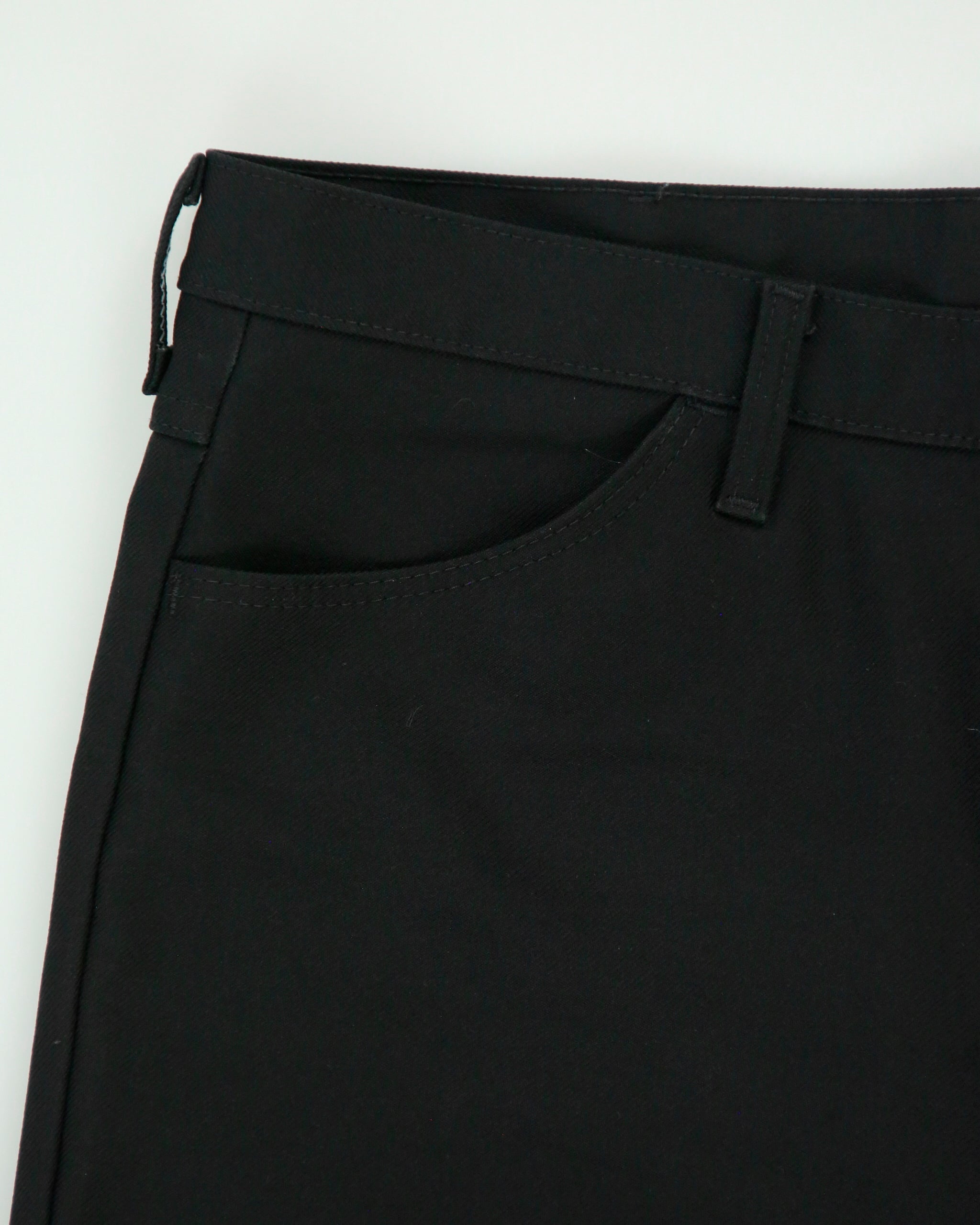 Vintage 1970s Wrangler 82BK Mid-Rise Sta Prest Straight Leg Bootcut Wrancher Trousers - W36 L32