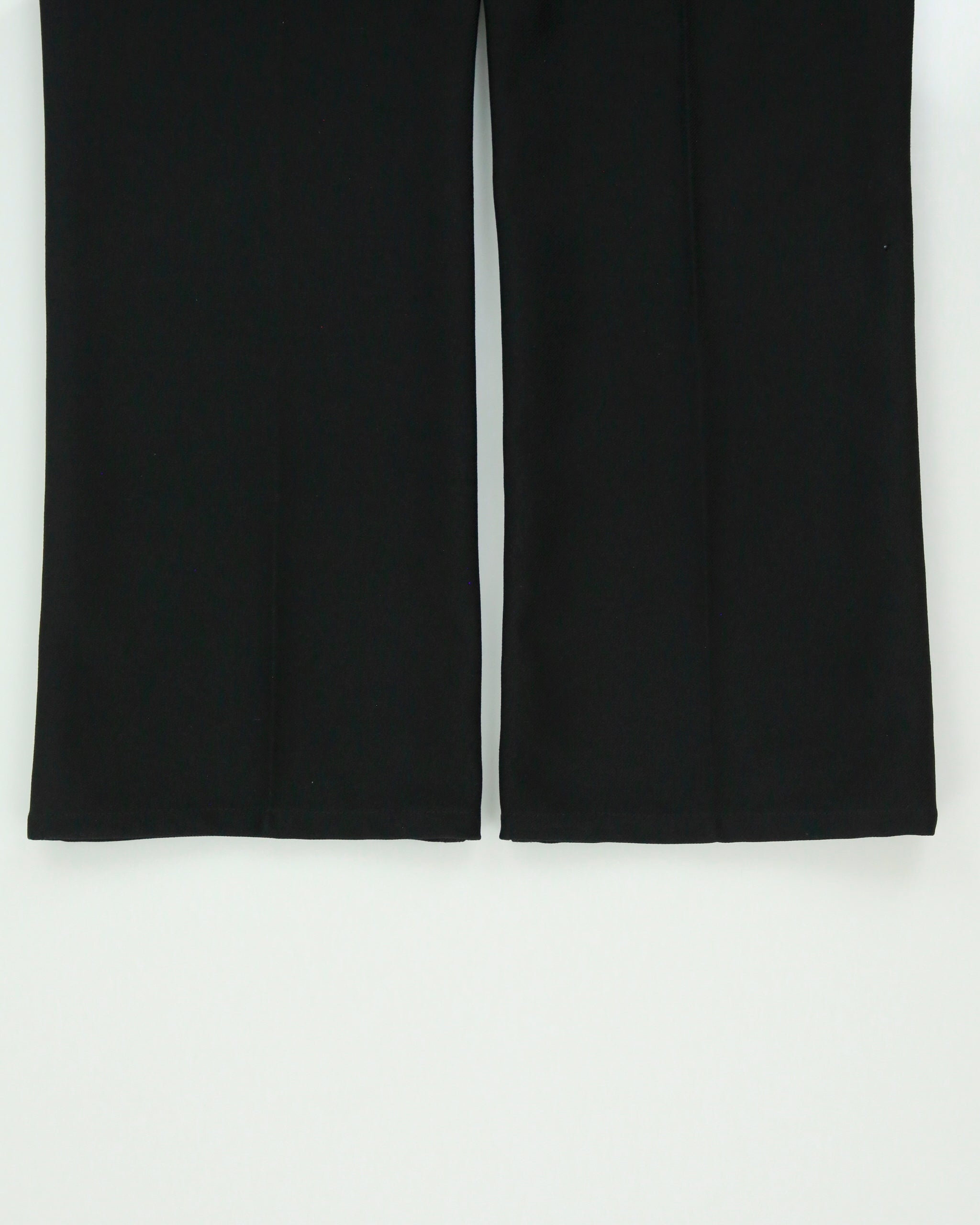 Vintage 1970s Wrangler 82BK Mid-Rise Sta Prest Straight Leg Bootcut Wrancher Trousers - W36 L32