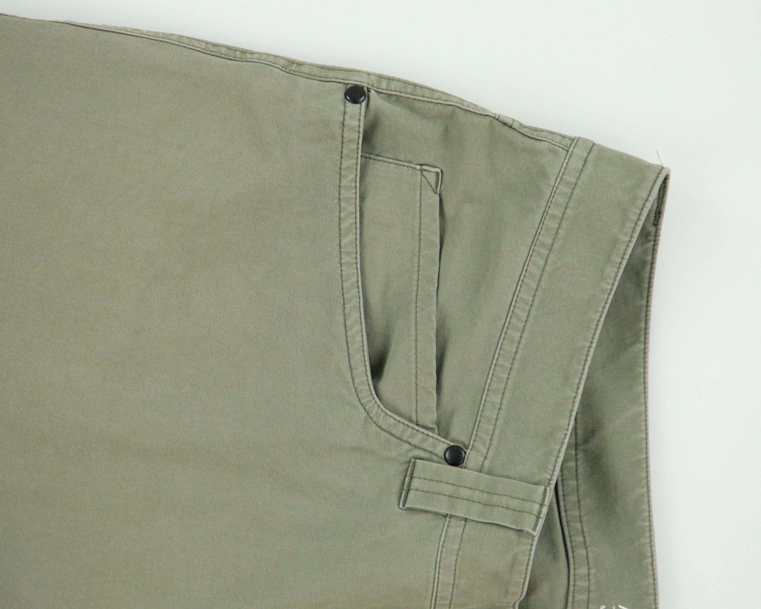 Arc'teryx Levon Pant Khaki Mid-Rise Versatile Slim Straight Leg Canvas Trousers - W36 L30