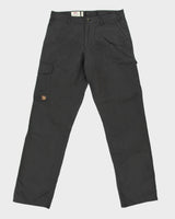 Fjall Raven Slate Ovik G-1000 Durable Canvas Straight Leg Hiking Trousers - W33 L34