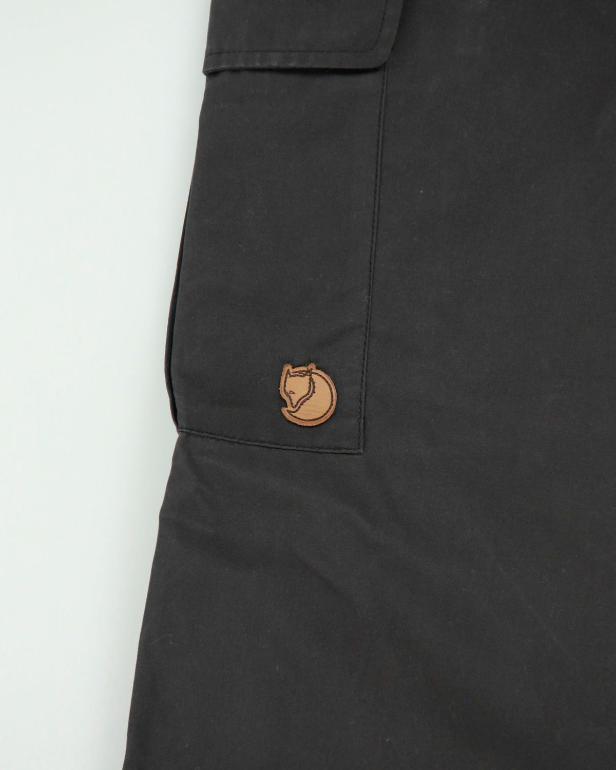 Fjall Raven Slate Ovik G-1000 Durable Canvas Straight Leg Hiking Trousers - W33 L34