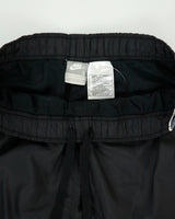 Vintage Y2K 00s Nike Soft Shell Wave Taped Wide Leg Adjustable Zip Cuff Tech Tracksuit Bottoms - L