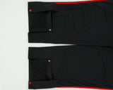 Vintage Adidas Satin 3-Stripe Wide Leg Adjustable Tracksuit Bottoms - XL