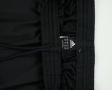 Vintage Adidas Satin 3-Stripe Wide Leg Adjustable Tracksuit Bottoms - XL