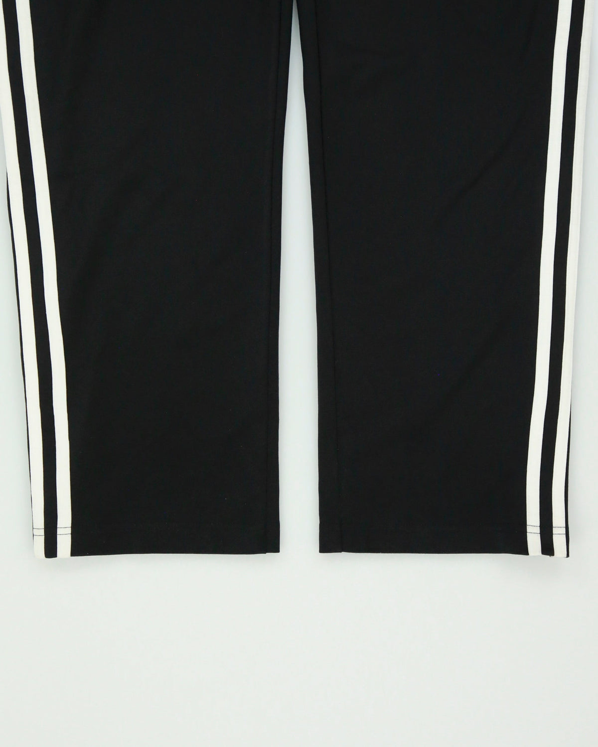 Vintage Adidas Originals Black Classic Firebird Relaxed Fit Zip Cuff Tracksuit Bottoms - M