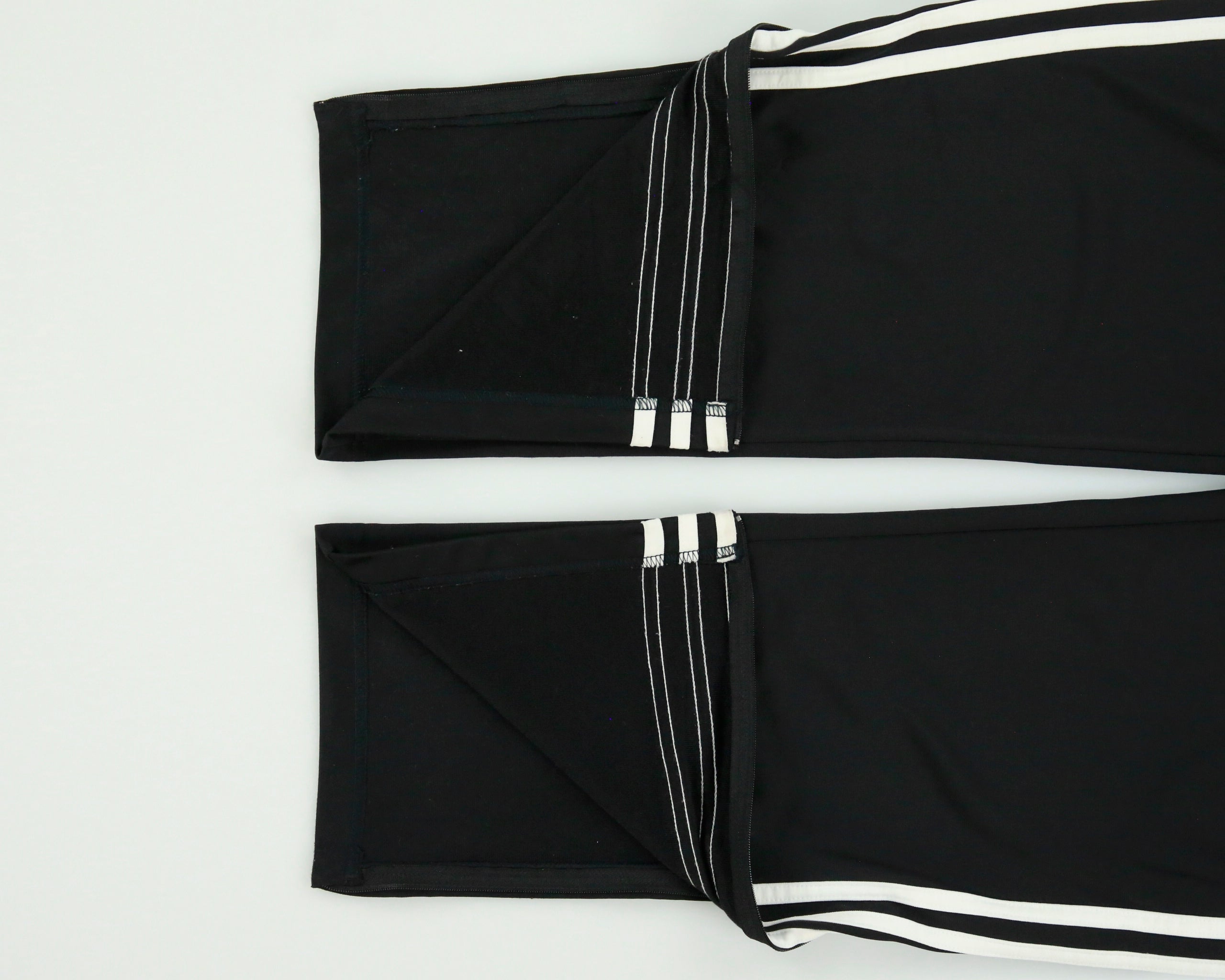 Vintage Adidas Originals Black Classic Firebird Relaxed Fit Zip Cuff Tracksuit Bottoms - M