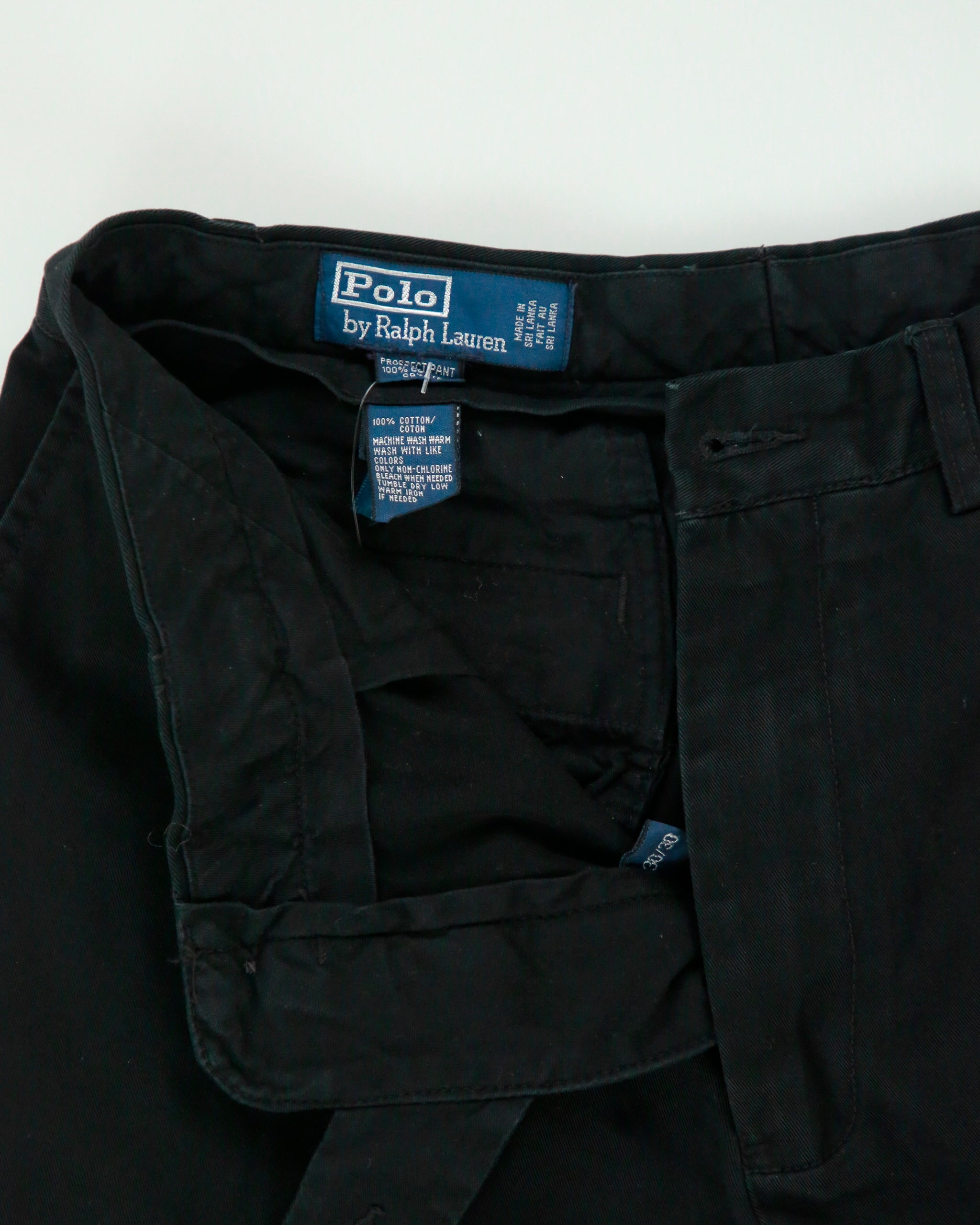 Vintage 1990s Polo Ralph Lauren 'Prospect Pant' Relaxed Fit Cotton Chino Trousers - W29 L28