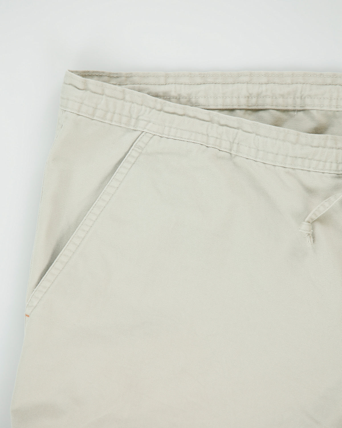 Vintage 2000 Y2k Nike Khaki Canvas Baggy Fit Wide Leg Cargo Trousers - W38 L32