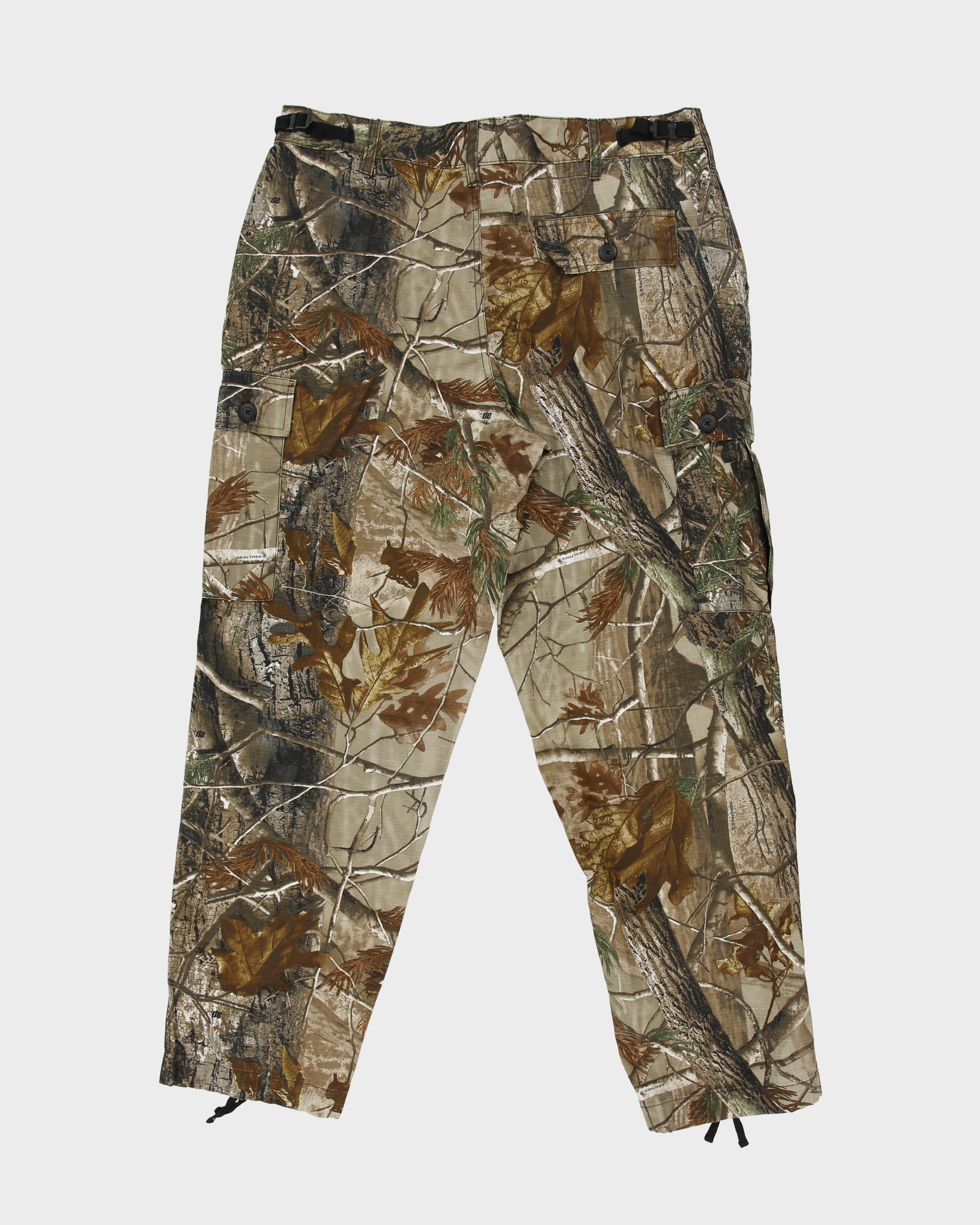 Vintage Y2K 00s Redhead Realtree Camo Canvas Relaxed Fit Tapered Cargo Trousers - W38 L31