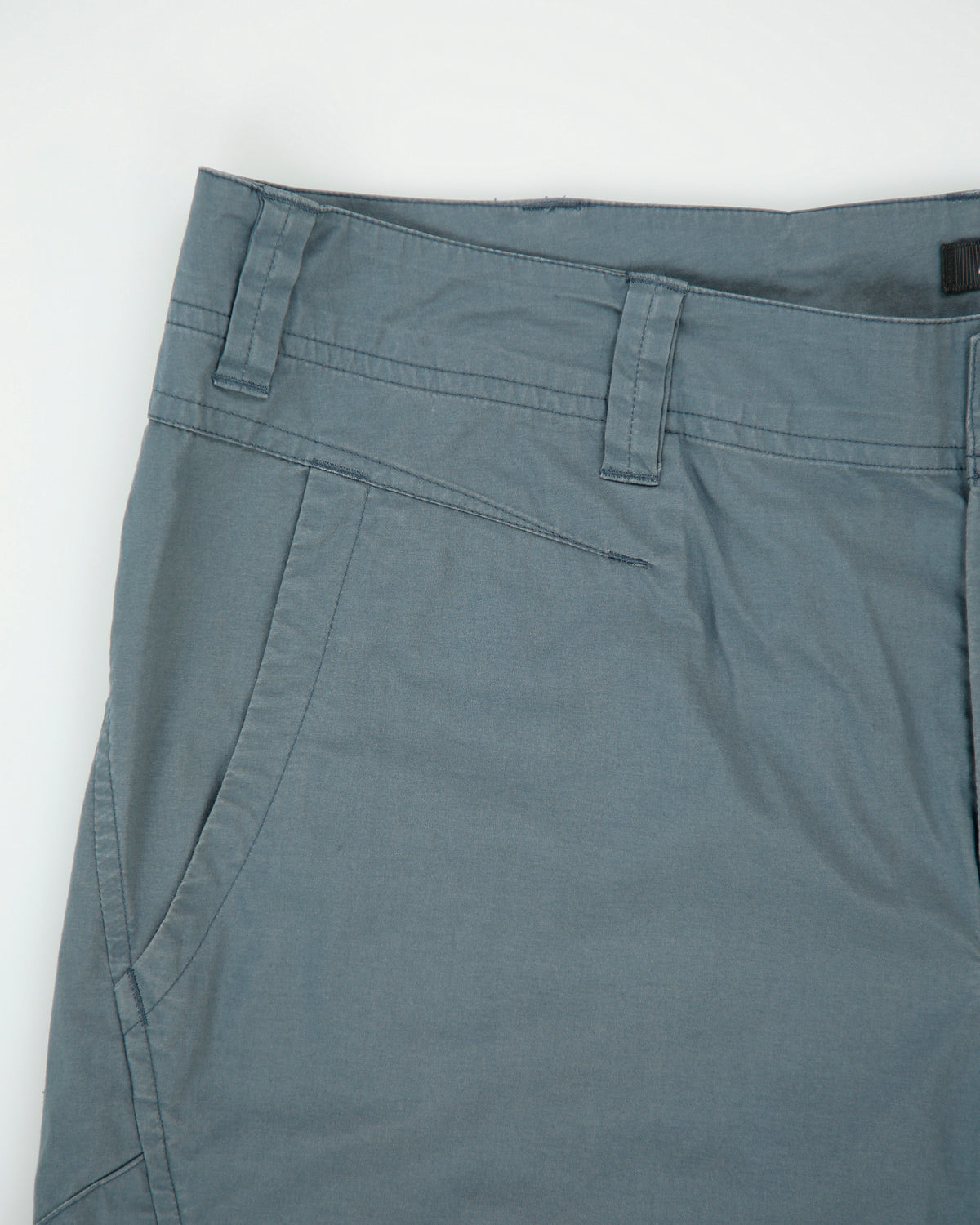Arc'teryx Stone Teal Low Rise 'Stowe' Canvas Multi-Pocket Straight Leg Technical Trousers - W36 L33