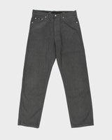 Vintage 1990s Hugo Boss Mid Rise Twill Denim Straight Leg Trousers - W34 L32