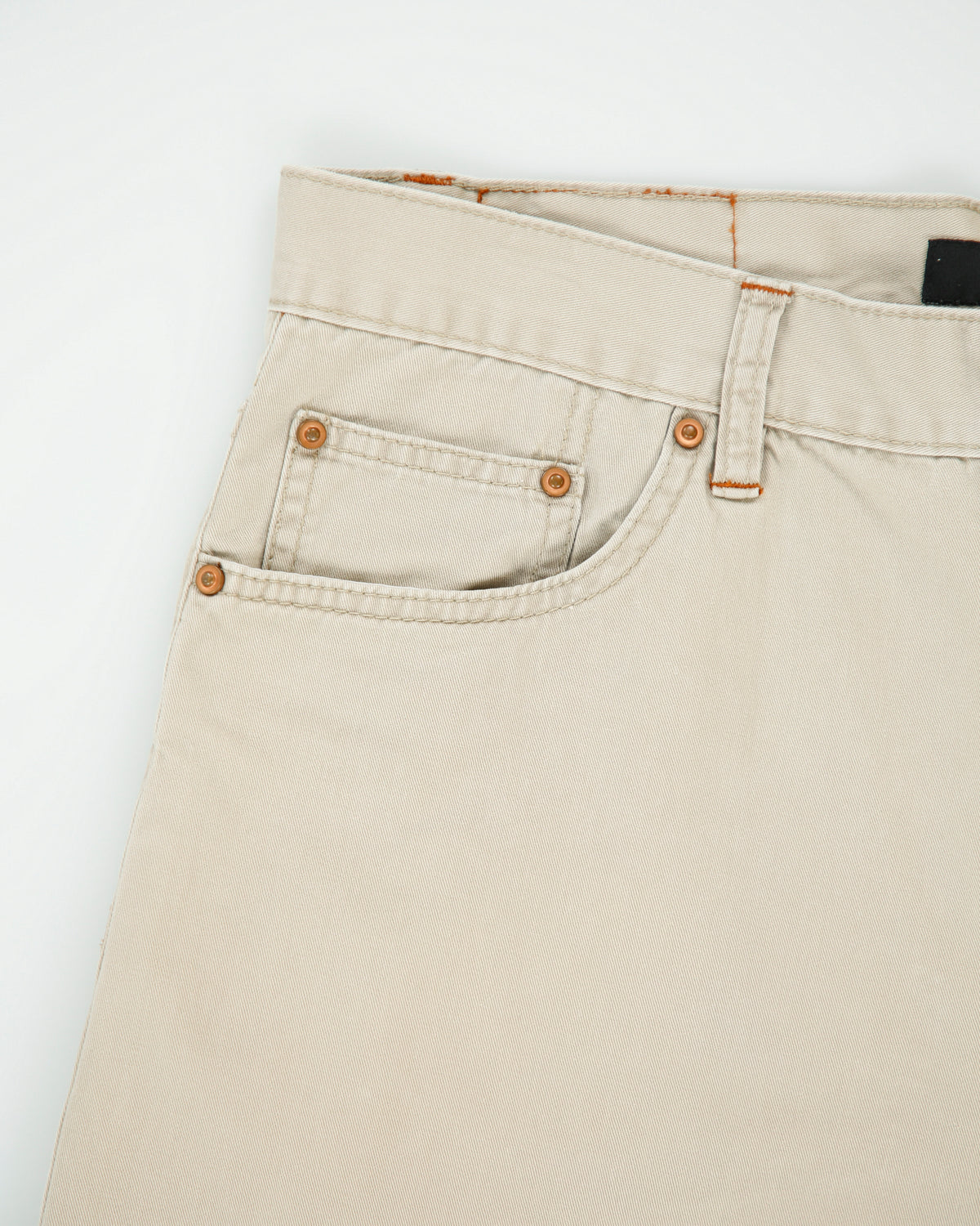 Vintage Y2K 00s Calvin Klein Jeans Khaki Canvas Denim Relaxed Fit Straight Leg Trousers - W34 L32
