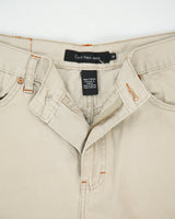 Vintage Y2K 00s Calvin Klein Jeans Khaki Canvas Denim Relaxed Fit Straight Leg Trousers - W34 L32
