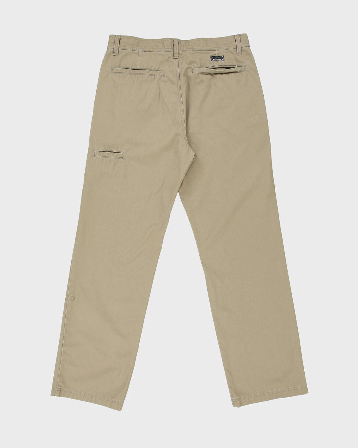 Vintage Y2K 00s Oakley Khaki Mid Rise O Logo Relaxed Fit Straight Leg Canvas Chino Trousers - W32 L32