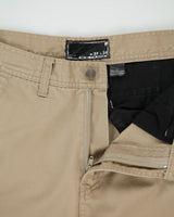 Vintage Y2K 00s Oakley Khaki Mid Rise O Logo Relaxed Fit Straight Leg Canvas Chino Trousers - W32 L32
