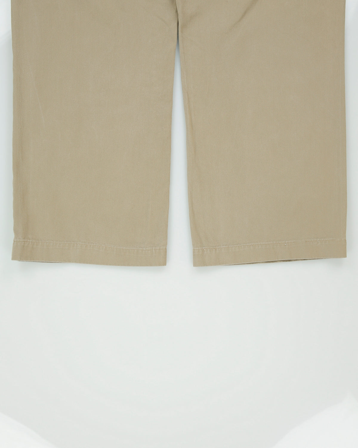 Vintage Y2K 00s Levi's White Tab Khaki Mid Rise Patch Pocket Canvas Baggy Fit Wide Leg Trousers - W35 L27