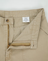 Vintage Y2K 00s Levi's White Tab Khaki Mid Rise Patch Pocket Canvas Baggy Fit Wide Leg Trousers - W35 L27