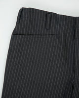 DS Vintage 1970s Mid Rise Superfine Wool Pinstripe Made In USA Talon Straight Leg Bootcut Trousers - W31 L31