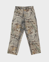 Vintage Carhartt Realtree Camo Duck Canvas Single Knee Relaxed Fit Carpenter Trousers - W32 L30