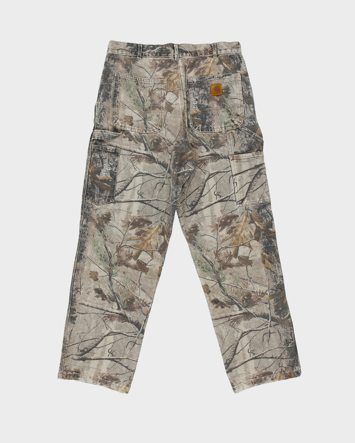 Vintage Carhartt Realtree Camo Duck Canvas Single Knee Relaxed Fit Carpenter Trousers - W32 L30