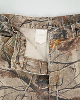 Vintage Carhartt Realtree Camo Duck Canvas Single Knee Relaxed Fit Carpenter Trousers - W32 L30