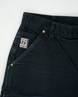 Carhartt B01 BLK 125th Anniversary Special Edition Union Made In USA Distressed Duck Canvas Double Front Original Fit Carpenter Trousers - W36 L32