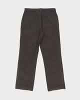 Vintage Y2K 00s Calvin Klein Mid Rise Pinstripe Relaxed Straight Leg Canvas Trousers - W32 L32
