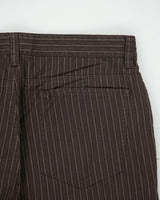 Vintage Y2K 00s Calvin Klein Mid Rise Pinstripe Relaxed Straight Leg Canvas Trousers - W32 L32