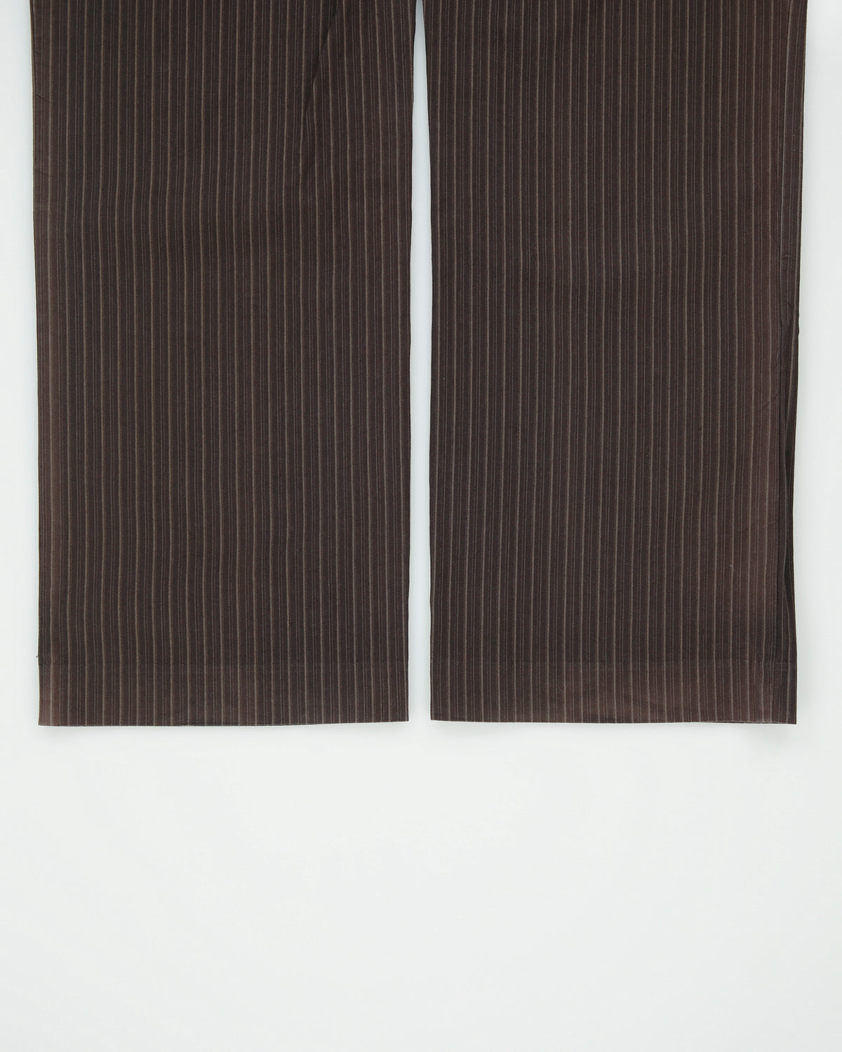 Vintage Y2K 00s Calvin Klein Mid Rise Pinstripe Relaxed Straight Leg Canvas Trousers - W32 L32
