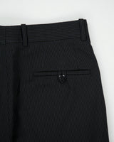 Vintage 1990s Gala Pinstripe Wool Made In America Relaxed Straight Leg Suit Trousers - W30 L30