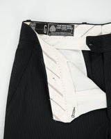 Vintage 1990s Gala Pinstripe Wool Made In America Relaxed Straight Leg Suit Trousers - W30 L30