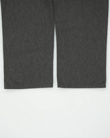 Vintage 1990s Hugo Boss Marl Grey Mid Rise Wool Blend Relaxed Fit Straight Leg Trousers - W35 L27