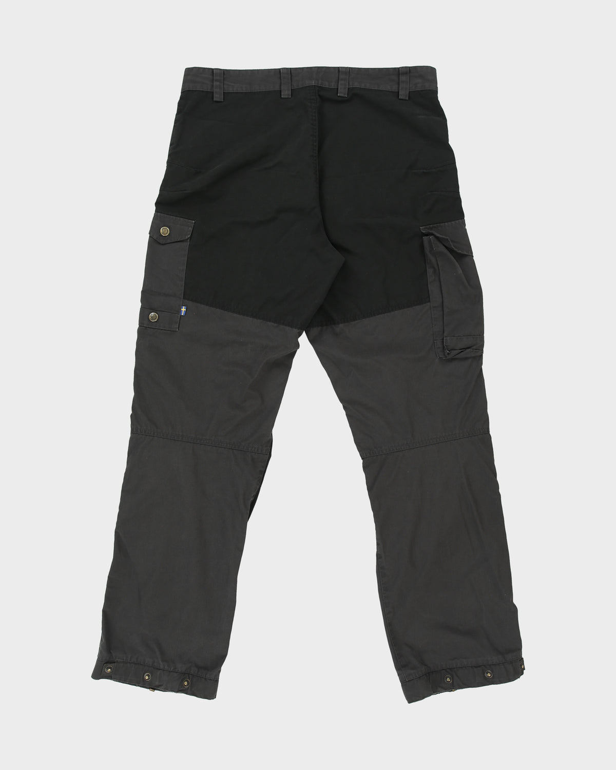 Fjall Raven Vidda Pro G-1000 Mid Rise Canvas Double Layer Weather Resistant Straight Leg Trekking Trousers - W34 L32