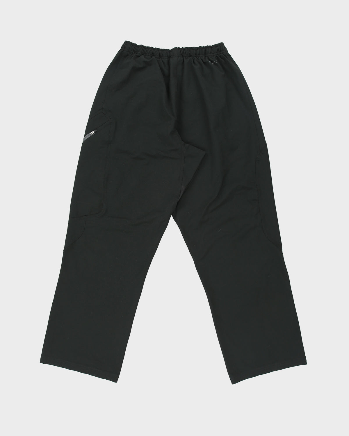Vintage Y2K 00s Nike Fit Dry Soft Shell Tech Wide Leg Tracksuit Bottoms - M