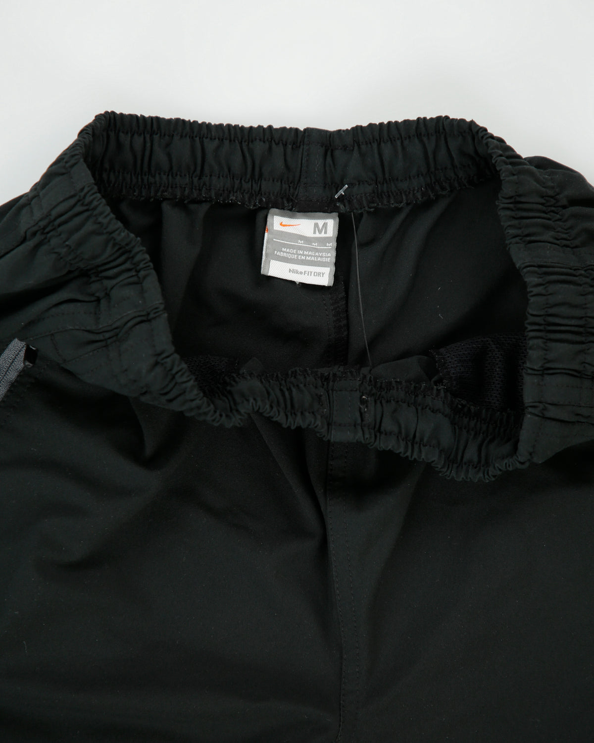 Vintage Y2K 00s Nike Fit Dry Soft Shell Tech Wide Leg Tracksuit Bottoms - M