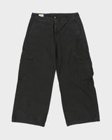 Levi's Premium Big E Black Tab Canvas Ultra Wide Leg Cargo Trousers - W33 L29